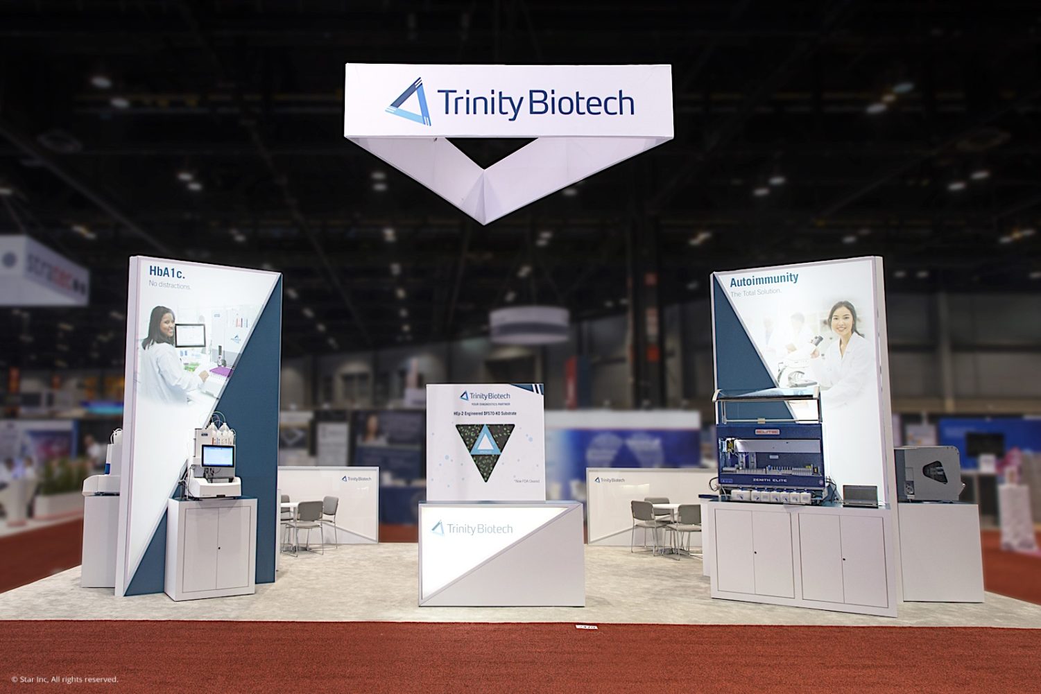 Trinity Biotech | AAC – Star - Exhibits for Trade Shows, Conference & More