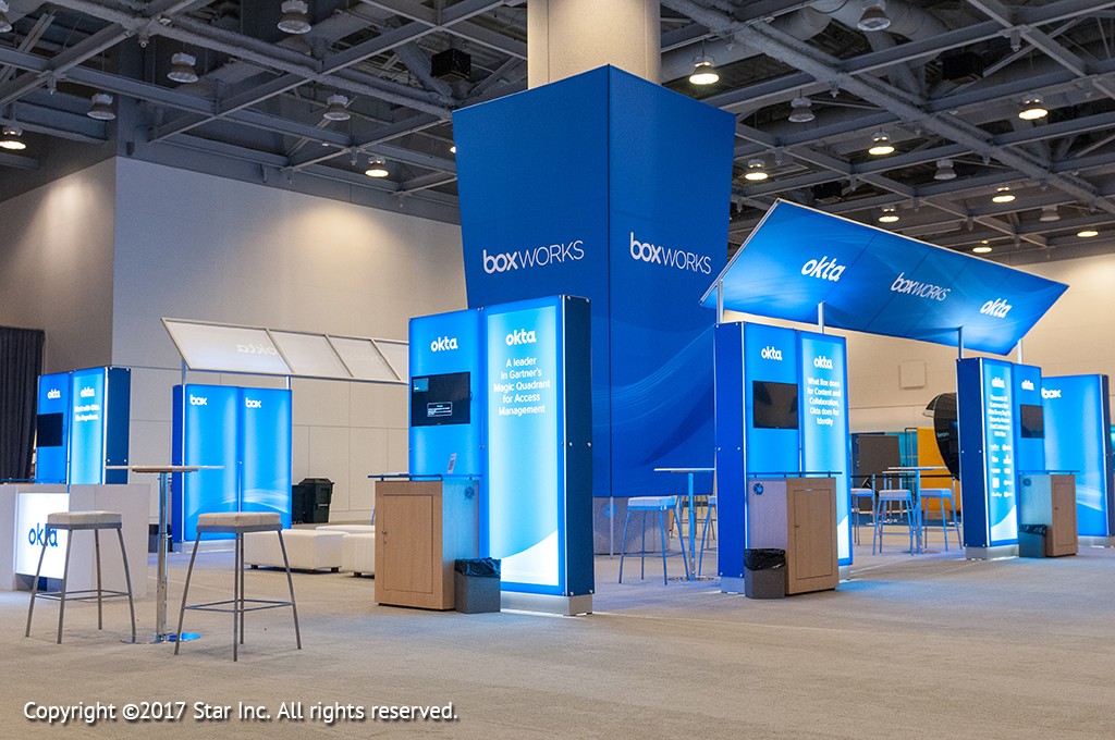 BoxWorks 2017 – Star - Exhibits for Trade Shows, Conference & More